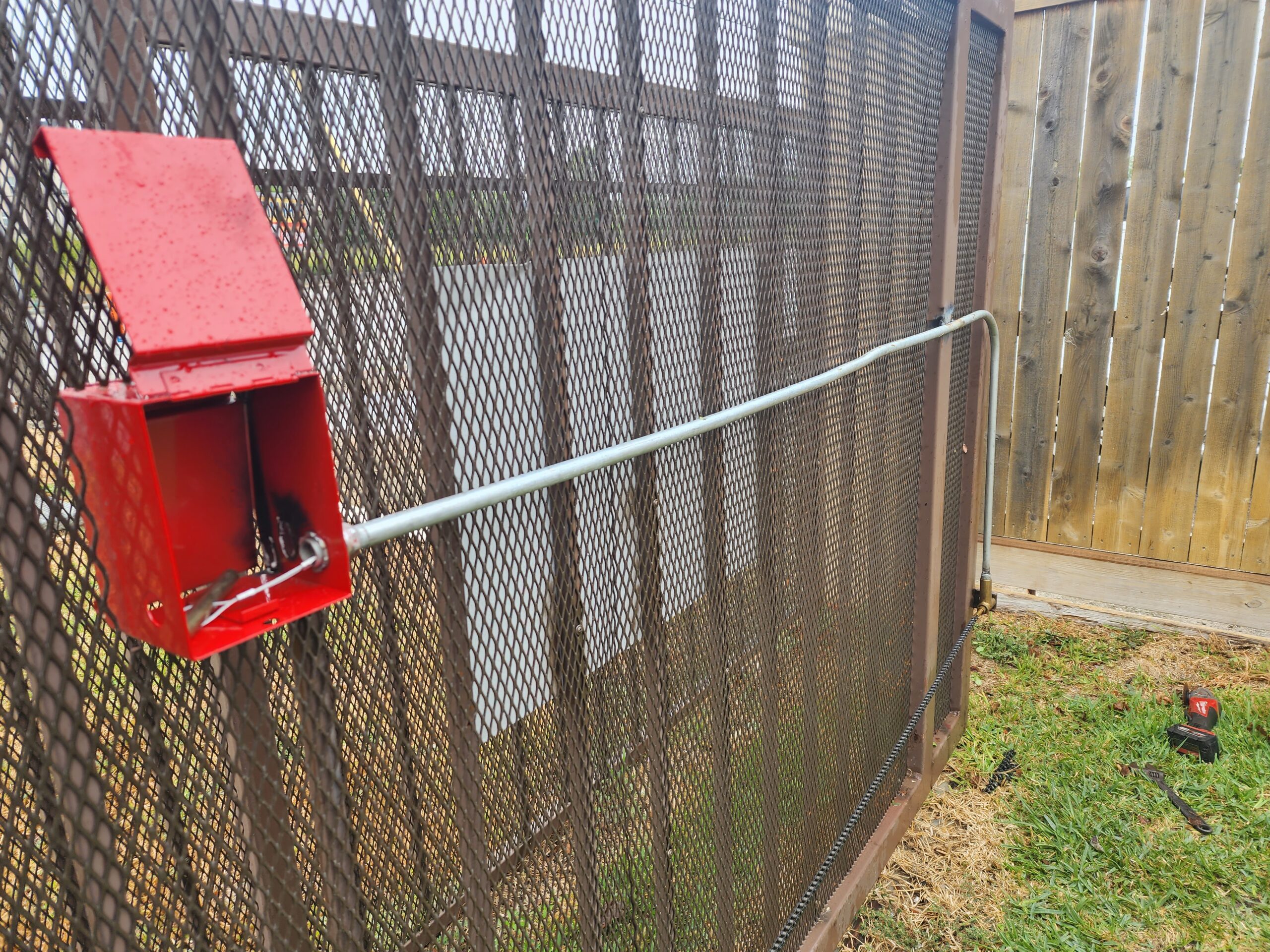 Knox 911 lock manual release for commercial slide gate in Houston