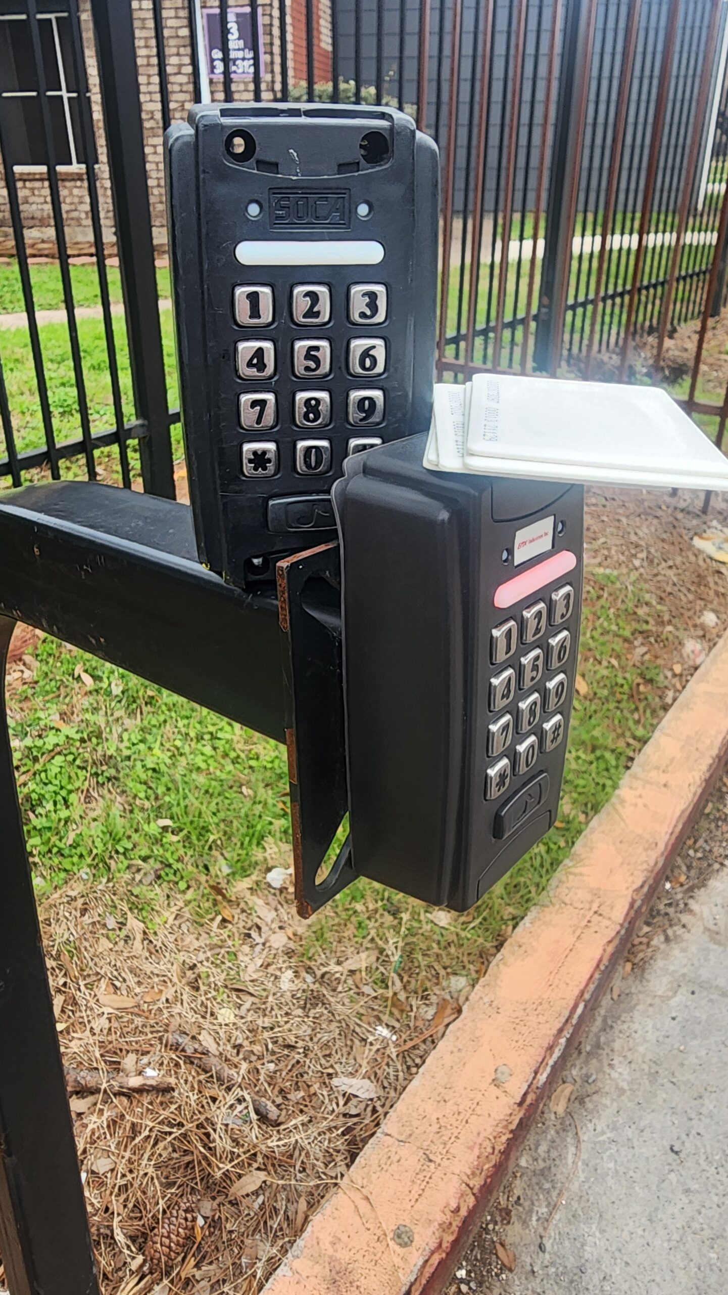 Key fob and keypad entry system for apartments in Houston