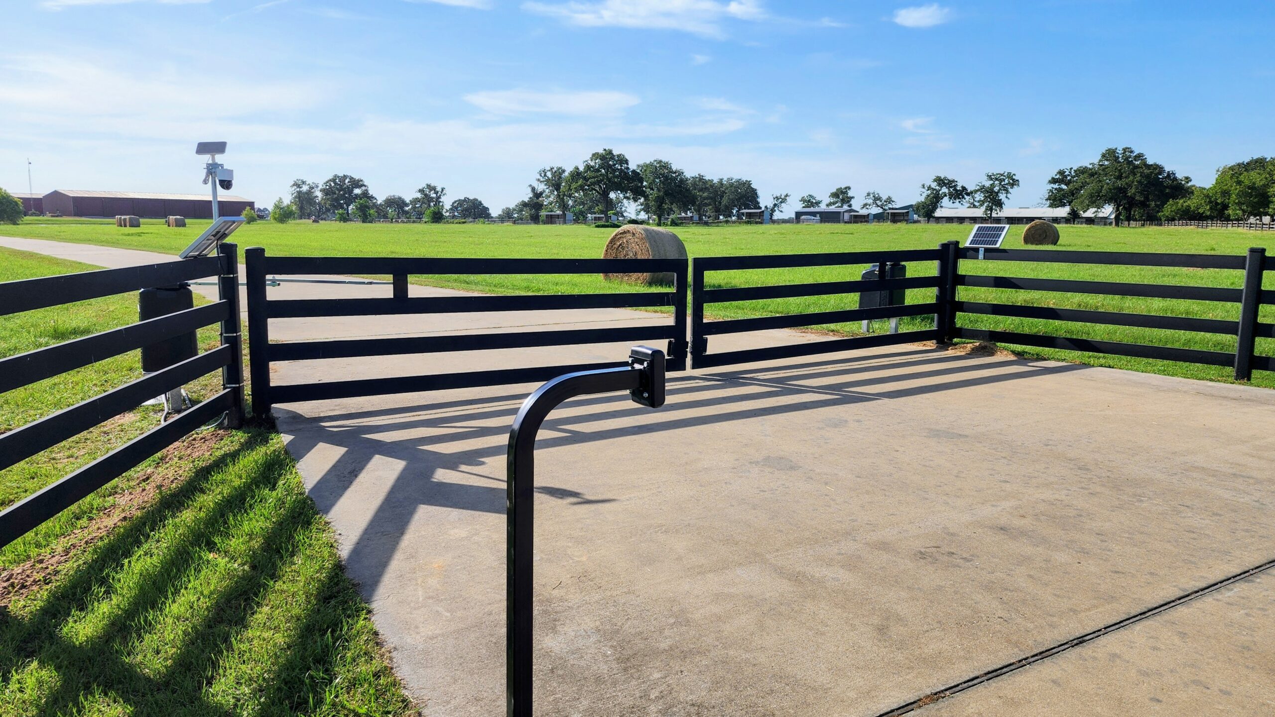 Residential swing gate adjustment and alignment repair in Houston