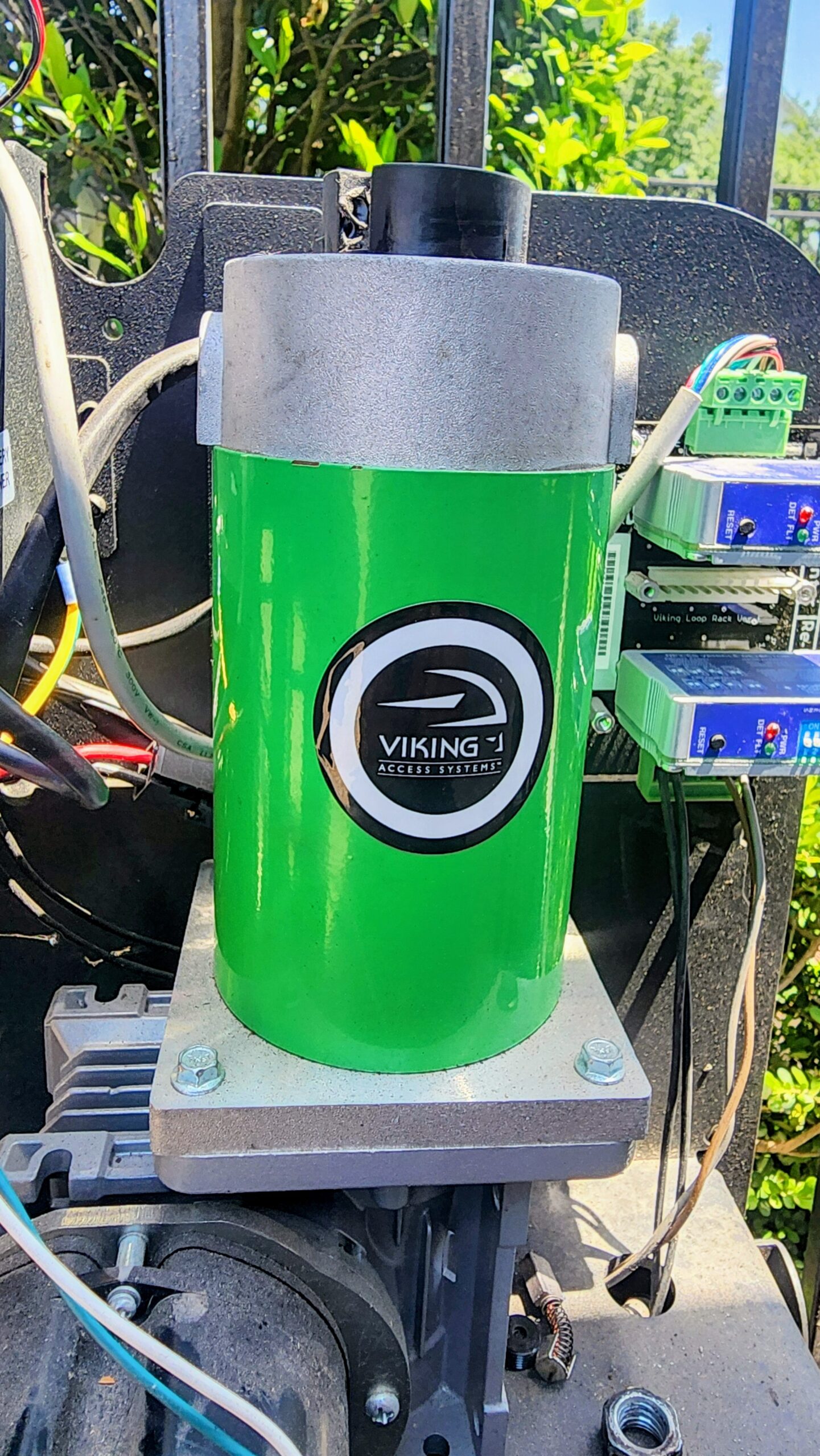 commercial Viking gate opener motor replacement in Houston