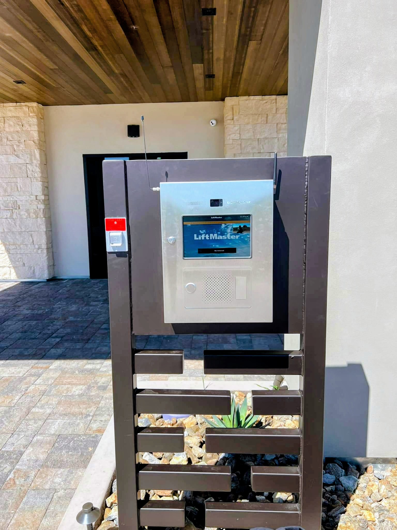 Cloud based access control for electric gated community entry in Houston